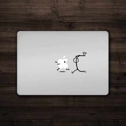 Stick figure pushing cover - figure,