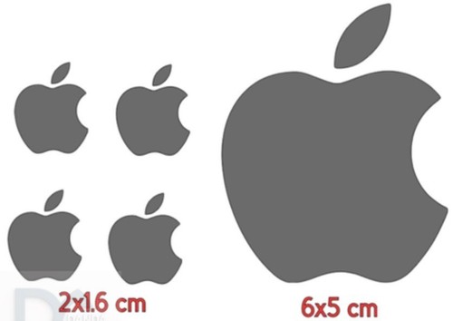 Adesivi apple prespaziati - apple,