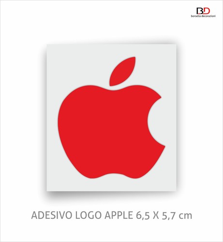Adesivo logo apple 5 7 - apple, 6,5